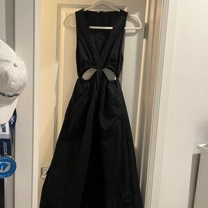 Zara Black Backless Dress